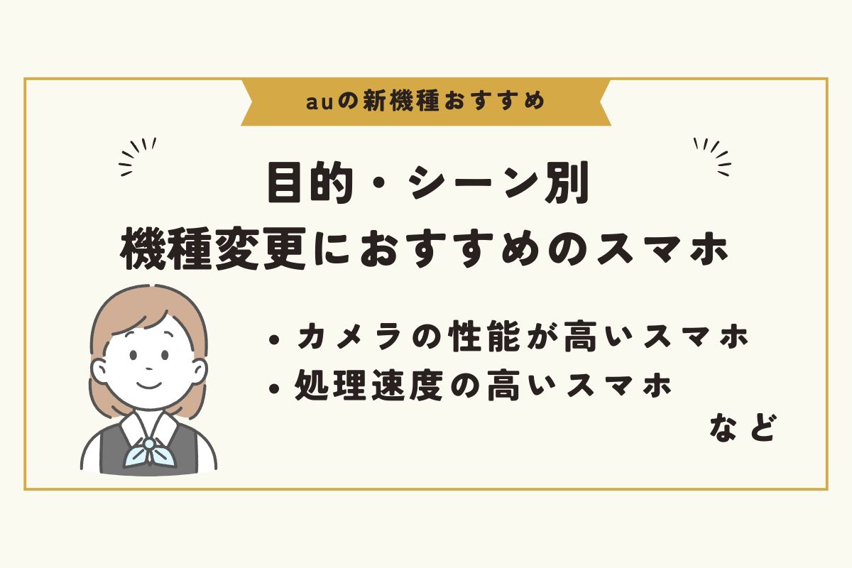 au　新機種　おすすめ